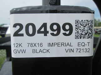 2026 Imperial 78x16  Equipment Tilt LB-12-16
