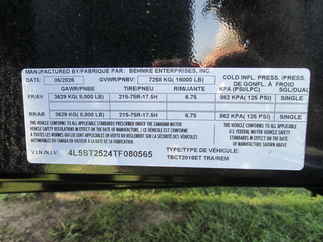 2026 Behnke Trailers 83x20  Equipment Tilt TBCT2016ET