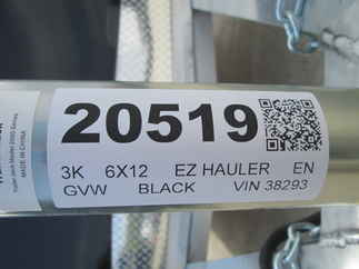 2026 EZ Hauler 6x12  Enclosed Cargo EZEC6X12SA-XLTP