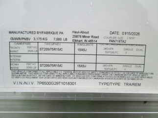2026 Haul-About 7x16  Enclosed Cargo PAN716TA2