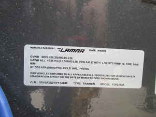 2026 Lamar 102x25  Equipment Deckover FD02252A