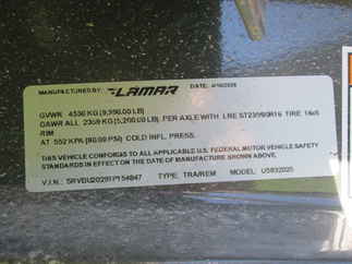 2026 Lamar 83x20  Utility U5832025