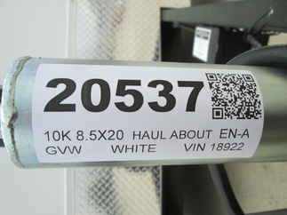 2027 Haul-About 8.5x20  Enclosed Car Hauler LPD8520TA3