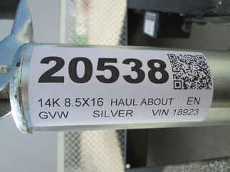 2027 Haul-About 8.5x16  Enclosed Cargo LPD8516TA5