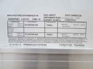 2027 Haul-About 8.5x16  Enclosed Car Hauler LPD8516TA3
