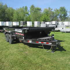 2027 PJ Trailer 83x16 DT Dump DT1J1692BSSK-VYGR