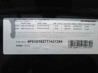 2026 PJ Trailer 72x12 D3 Dump D3J1252BSSK-RA01