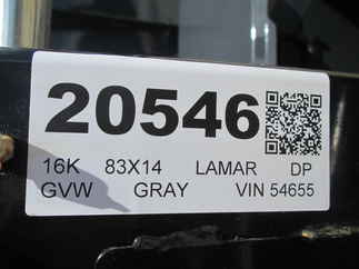2026 Lamar 83x14  Dump DL831428