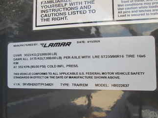2026 Lamar 102x26  Gooseneck H8022637