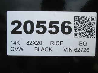2026 Rice 82x20  Equipment FMEHR8220