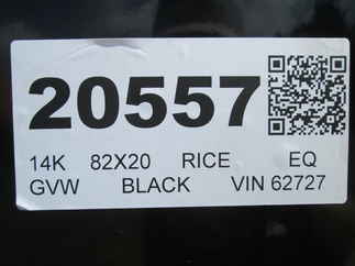 2026 Rice 82x20  Equipment FMEHR8220