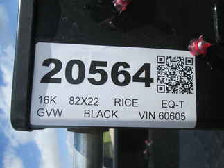 2026 Rice 82x22  Equipment Tilt PTHD22