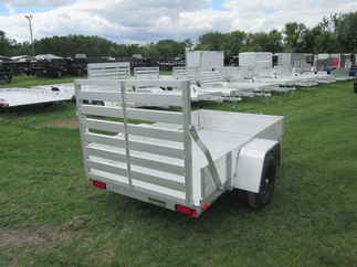 2027 Aluma 54x8  Aluminum Single Axle Utility 548ESA-S-TG