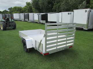 2027 Aluma 63x10  Aluminum Single Axle Utility 6310ESA-S-TG