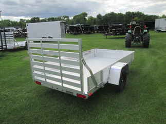 2027 Aluma 63x10  Aluminum Single Axle Utility 6310ESA-S-TG