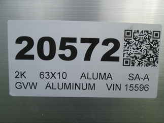 2027 Aluma 63x10  Aluminum Single Axle Utility 6310ESA-S-TG