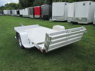 2027 Aluma 63x10  Aluminum Single Axle Utility 6310S-BT