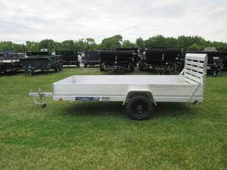 2027 Aluma 68x12  Aluminum Single Axle Utility 6812H-ESA-S-TG