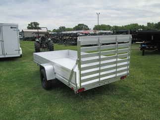 2027 Aluma 68x12  Aluminum Single Axle Utility 6812H-ESA-S-TG