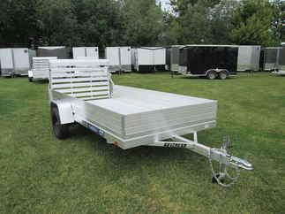 2027 Aluma 68x12  Aluminum Single Axle Utility 6812H-ESA-S-TG