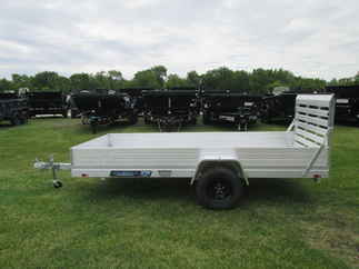2027 Aluma 68x12  Aluminum Single Axle Utility 6812H-ESA-S-TG