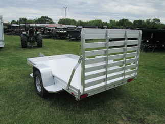 2027 Aluma 68x10  Aluminum Single Axle Utility 6810H-S-TG