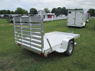 2027 Aluma 68x10  Aluminum Single Axle Utility 6810H-S-TG