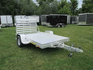 2027 Aluma 68x10  Aluminum Single Axle Utility 6810H-S-TG