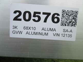 2027 Aluma 68x10  Aluminum Single Axle Utility 6810H-S-TG
