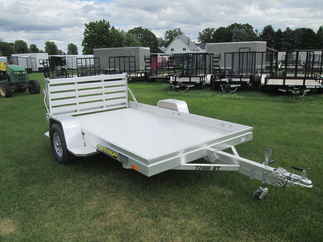 2027 Aluma 72x10  Aluminum Single Axle Utility 7210H-S-BT