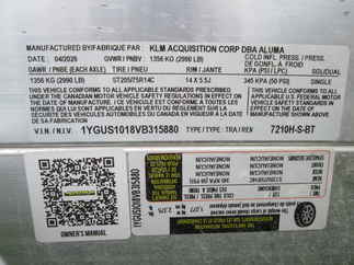 2027 Aluma 72x10  Aluminum Single Axle Utility 7210H-S-BT