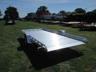 2027 Aluma 81x15  Aluminum Single Axle Utility 8015TILT-S-EL