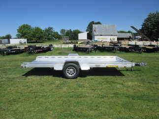 2027 Aluma 81x15  Aluminum Single Axle Utility 8015TILT-S-EL