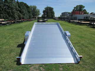 2027 Aluma 81x15  Aluminum Single Axle Utility 8015TILT-S-EL