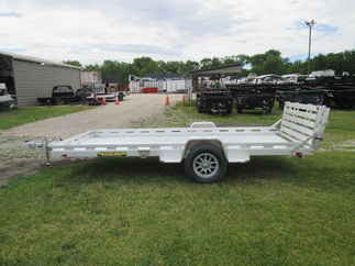 2027 Aluma 81x14  Aluminum Single Axle Utility 8014S-EL-BT