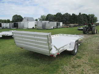 2027 Aluma 81x14  Aluminum Single Axle Utility 8014S-EL-BT