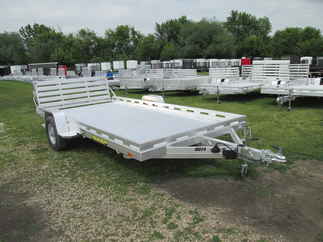 2027 Aluma 81x14  Aluminum Single Axle Utility 8014S-EL-BT