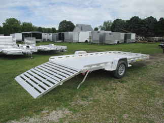 2027 Aluma 81x14  Aluminum Single Axle Utility 8014S-EL-BT