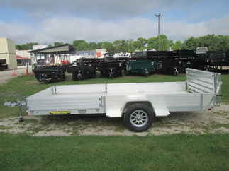 2027 Aluma 81x15  Aluminum Single Axle Utility 8115H-S-EL-R-BT-SR