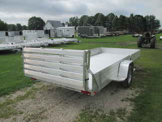 2027 Aluma 81x15  Aluminum Single Axle Utility 8115H-S-EL-R-BT-SR