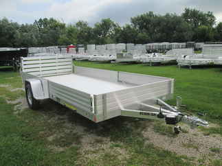2027 Aluma 81x15  Aluminum Single Axle Utility 8115H-S-EL-R-BT-SR