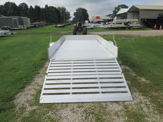 2027 Aluma 81x15  Aluminum Single Axle Utility 8115H-S-EL-R-BT-SR