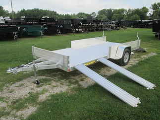 2027 Aluma 81x15  Aluminum Single Axle Utility 8115H-S-EL-R-BT-SR