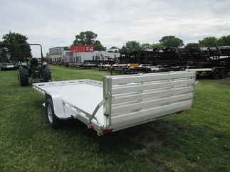 2027 Aluma 81x15  Aluminum Single Axle Utility 8015S-EL-BT