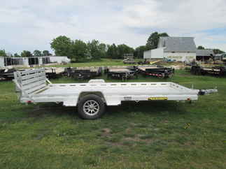 2027 Aluma 81x15  Aluminum Single Axle Utility 8015S-EL-BT