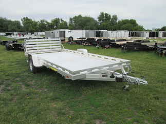 2027 Aluma 81x15  Aluminum Single Axle Utility 8015S-EL-BT
