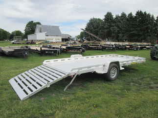 2027 Aluma 81x15  Aluminum Single Axle Utility 8015S-EL-BT