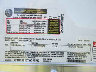 2026 Darkhorse 6x12  Enclosed Cargo DHW6X12SA30