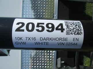 2026 Darkhorse 7x16  Enclosed Cargo DHF7X16TA52