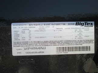 2027 Big Tex 102x40  Gooseneck 14GN-40D5A-MRBK
